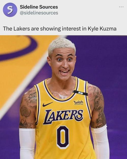 最新爆料欧文湖人阵容,欧文领衔，新赛季阵容实力升级！”